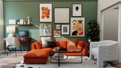 Color drenching maakt je woonkamer onverwacht ruimer